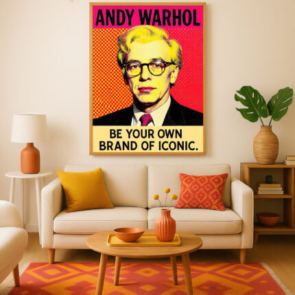 Andy Warhol Pop Art Poster Ikone Kunst Wandbild Moderne Dekoration