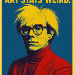 Andy Warhol Zitat Poster Pop Art Ikone Kunstdruck Wanddekoration zum Einrahmen