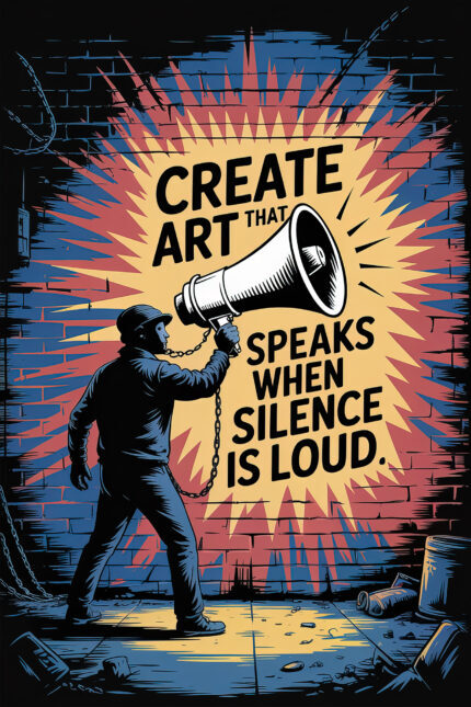 Andy Warhol Pop Art Poster Porträt Zitat Kunst Wandbild Design zum Einrahmen