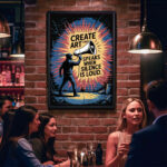 Andy Warhol Pop Art Poster Porträt Zitat Kunst Wandbild Design zum Einrahmen