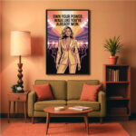 Beyoncé Motivationsposter Pop Ikone Stärke Spruch Konzert Wandbild zum Einrahmen