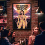Beyoncé Motivationsposter Pop Ikone Stärke Spruch Konzert Wandbild zum Einrahmen