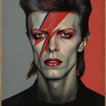 David Bowie Pop Art Poster Ziggy Stardust Ikone Wanddekoration zum Einrahmen