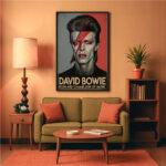 David Bowie Pop Art Poster Ziggy Stardust Ikone Wanddekoration zum Einrahmen