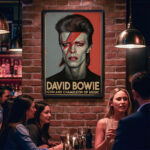 David Bowie Pop Art Poster Ziggy Stardust Ikone Wanddekoration zum Einrahmen