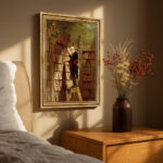 Der Bücherwurm von Carl Spitzweg Leinwandbild mit Goldrahmen Klassische Kunst Wanddeko (Kopie)