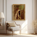 Der Bücherwurm von Carl Spitzweg Leinwandbild mit Goldrahmen Klassische Kunst Wanddeko (Kopie)