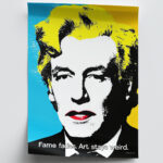 Kurt Cobain Grunge Legende Poster Musik Ikone Zitat Wandbild Wandbild zum Einrahmen