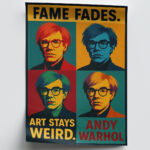 Kurt Cobain Grunge Legende Poster Musik Ikone Zitat Wandbild Wandbild zum Einrahmen