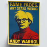 Kurt Cobain Grunge Legende Poster Musik Ikone Zitat Wandbild Wandbild zum Einrahmen