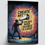 Kurt Cobain Grunge Legende Poster Musik Ikone Zitat Wandbild Wandbild zum Einrahmen