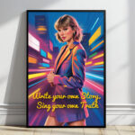 Taylor Swift Poster Wandkunst Digitaldruck Stilvolles Musikdekor Wohnzimmer Schlafzimmer
