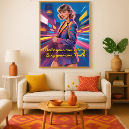 Taylor Swift Poster Wandkunst Digitaldruck Stilvolles Musikdekor Wohnzimmer Schlafzimmer