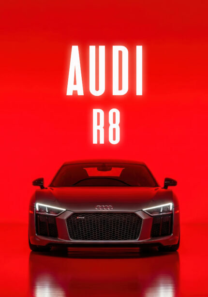 Kunstdruck Sportwagen Poster für Garage Männerhöhle Wohnzimmer Büro | Deko für Autofans | Exklusive Wandbilder