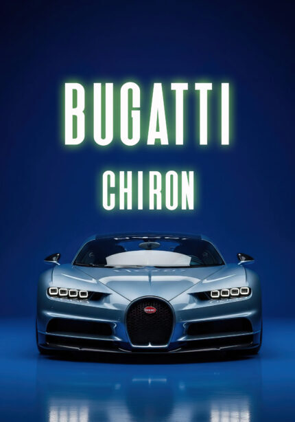 Kunstdruck Sportwagen Poster für Garage Männerhöhle Wohnzimmer Büro | Deko für Autofans | Exklusive Wandbilder