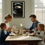 Kaffe Schoko Tee Poster Set Exklusives Design für Coffee Shop als Wanddekoration für Küche und Esszimmer