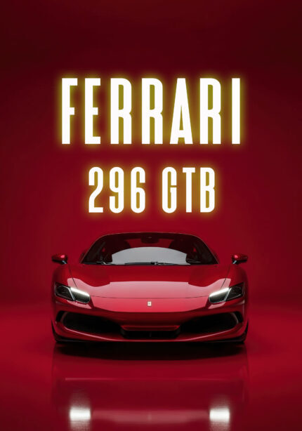 Kunstdruck Sportwagen Poster für Garage Männerhöhle Wohnzimmer Büro | Deko für Autofans | Exklusive Wandbilder