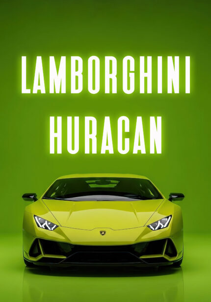 Kunstdruck Sportwagen Poster für Garage Männerhöhle Wohnzimmer Büro | Deko für Autofans | Exklusive Wandbilder