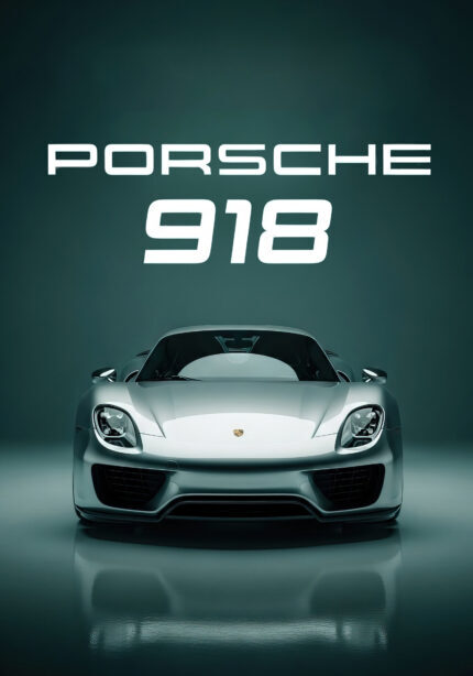 Kunstdruck Sportwagen Poster für Garage Männerhöhle Wohnzimmer Büro | Deko für Autofans | Exklusive Wandbilder