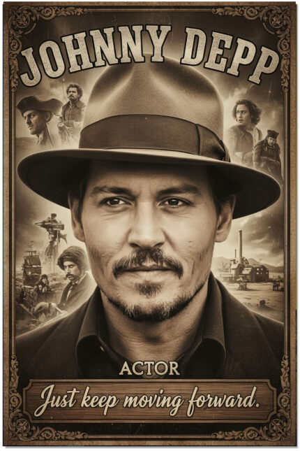 Johnny Depp Actor Movie Star Poster Wall Art Live for the Story Decor Living Room Bedroom Cinema