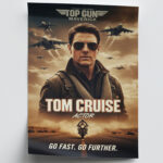 Tom Cruise Actor Movie Star Poster Wall Art Live for the Story Decor Living Room Bedroom Cinema