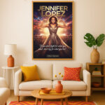 Jennifer Lopez Actor Movie Star Singer Poster Wall Art Live for the Story Decor Living Room Bedroom Cinema