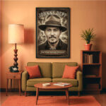 Johnny Depp Actor Movie Star Poster Wall Art Live for the Story Decor Living Room Bedroom Cinema