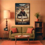 Tom Cruise Actor Movie Star Poster Wall Art Live for the Story Decor Living Room Bedroom Cinema