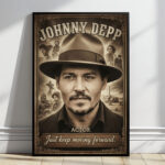 Johnny Depp Actor Movie Star Poster Wall Art Live for the Story Decor Living Room Bedroom Cinema