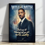Will Smith Actor Movie Star Poster Wall Art Live for the Story Decor Living Room Bedroom Cinema