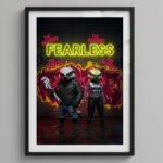 Neon-Gangs – Urban Fables – Street Art Comic Poster Bunt und Schrill