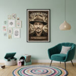 Johnny Depp Actor Movie Star Poster Wall Art Live for the Story Decor Living Room Bedroom Cinema