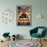 Tom Cruise Actor Movie Star Poster Wall Art Live for the Story Decor Living Room Bedroom Cinema