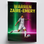 Fussball Stars Bilder 6er Set Deko Wandbilder Berühmter Jungstars Güler – Yamal – Musiala