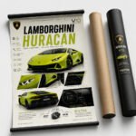 Lamborghini Poster Sportwagen Wandbilder Deko für Autofans zum Einrahmen