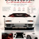 Lamborghini Poster Sportwagen Wandbilder Deko für Autofans zum Einrahmen