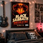 AC/DC – Black Ice World Tour (Columbus 2008) Poster – Konzertplakat als Kunstdruck