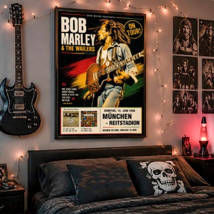 AC/DC – Black Ice World Tour (Columbus 2008) Poster – Konzertplakat als Kunstdruck