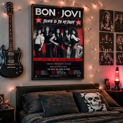 AC/DC – Black Ice World Tour (Columbus 2008) Poster – Konzertplakat als Kunstdruck
