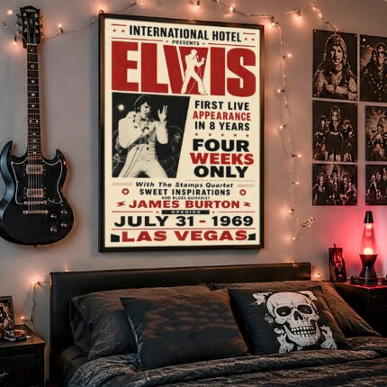 AC/DC – Black Ice World Tour (Columbus 2008) Poster – Konzertplakat als Kunstdruck
