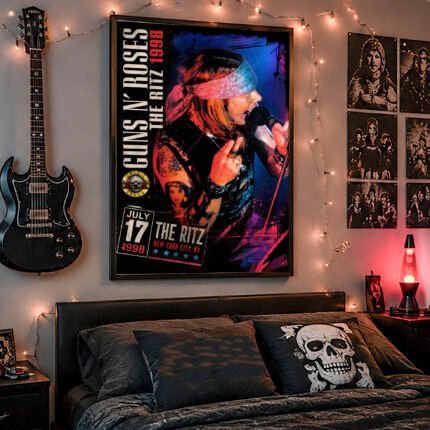 AC/DC – Black Ice World Tour (Columbus 2008) Poster – Konzertplakat als Kunstdruck