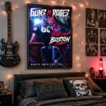 AC/DC – Black Ice World Tour (Columbus 2008) Poster – Konzertplakat als Kunstdruck