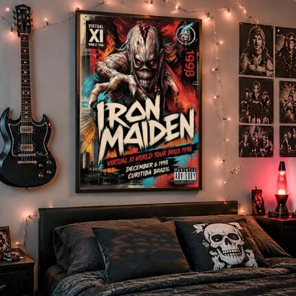 AC/DC – Black Ice World Tour (Columbus 2008) Poster – Konzertplakat als Kunstdruck