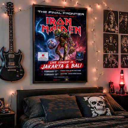 AC/DC – Black Ice World Tour (Columbus 2008) Poster – Konzertplakat als Kunstdruck