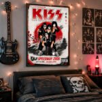 AC/DC – Black Ice World Tour (Columbus 2008) Poster – Konzertplakat als Kunstdruck