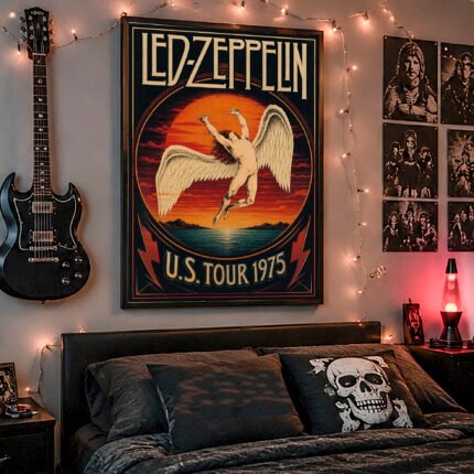 AC/DC – Black Ice World Tour (Columbus 2008) Poster – Konzertplakat als Kunstdruck