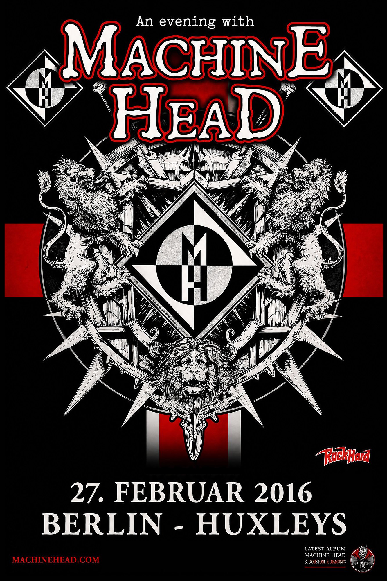 MachineHead Musik Poster Konzertplakate als Kunstdruck