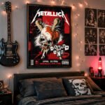 AC/DC – Black Ice World Tour (Columbus 2008) Poster – Konzertplakat als Kunstdruck