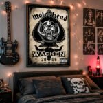 AC/DC – Black Ice World Tour (Columbus 2008) Poster – Konzertplakat als Kunstdruck