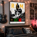AC/DC – Black Ice World Tour (Columbus 2008) Poster – Konzertplakat als Kunstdruck